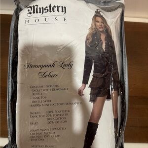 Steampunk Lady Deluxe Costume - Brown/Black